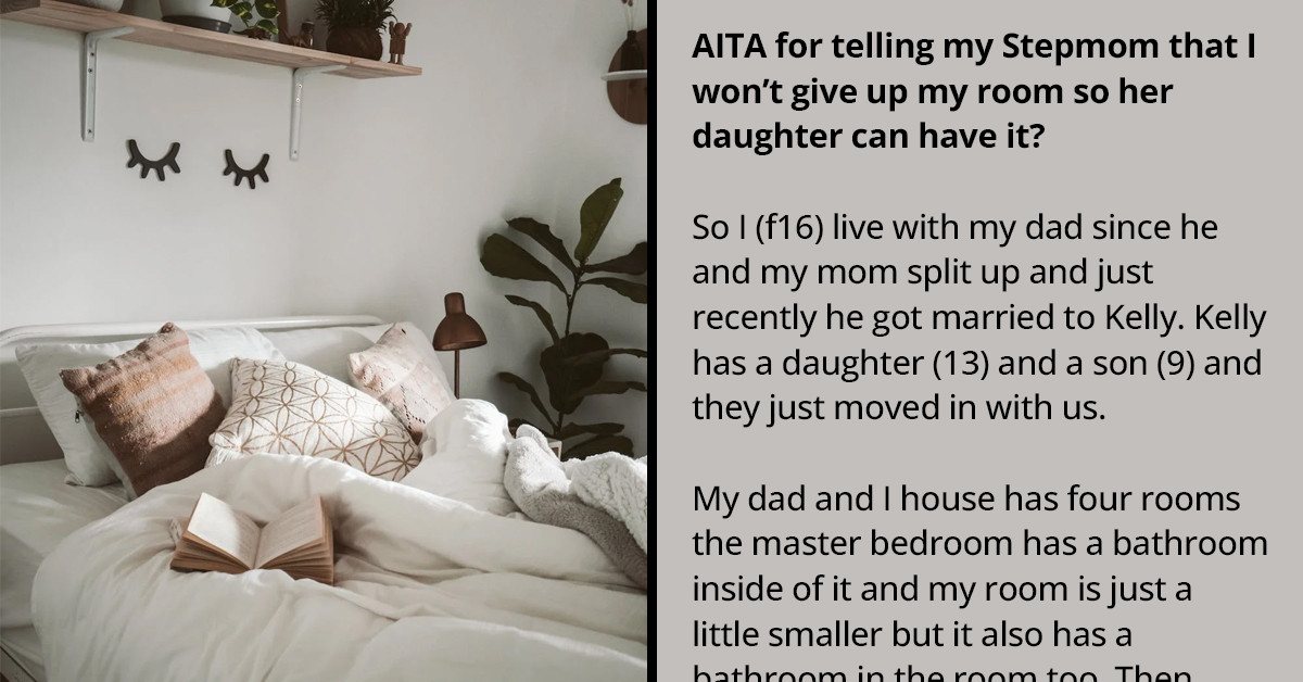 Teenager Refuses To Give Up Her Room When Her Father's New Wife And Children Move In With Them