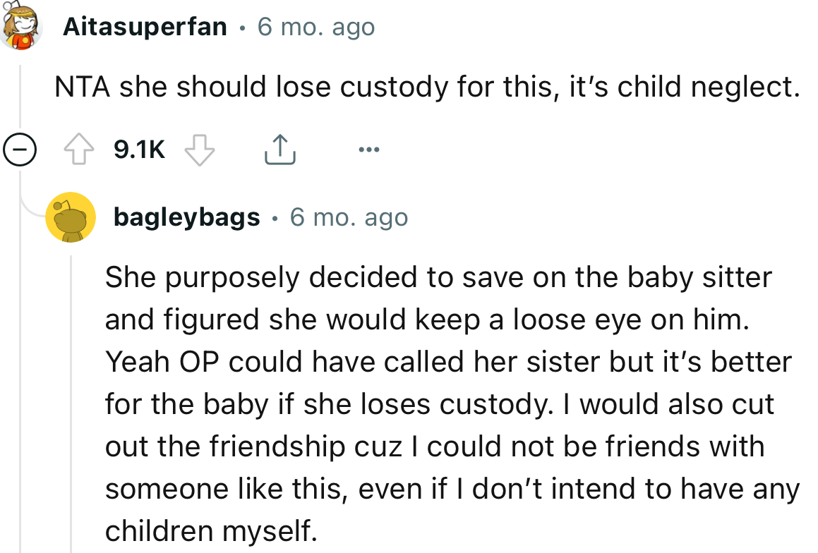 This could be a serious case of child neglect