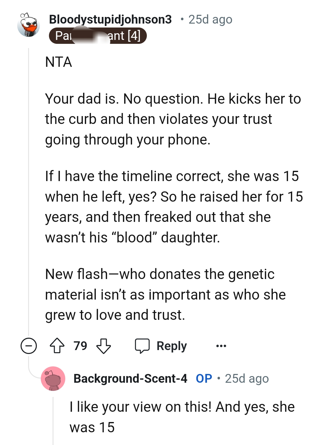 And the comments roll in...