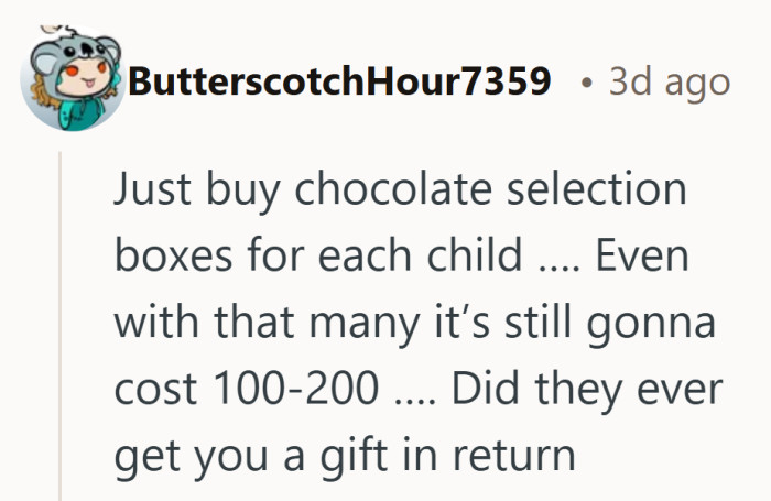 Even the bargain route adds up fast, which makes it fair to wonder who’s giving back to her.