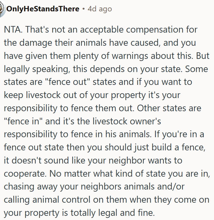 State Laws Decide Who Must Build the Fence.