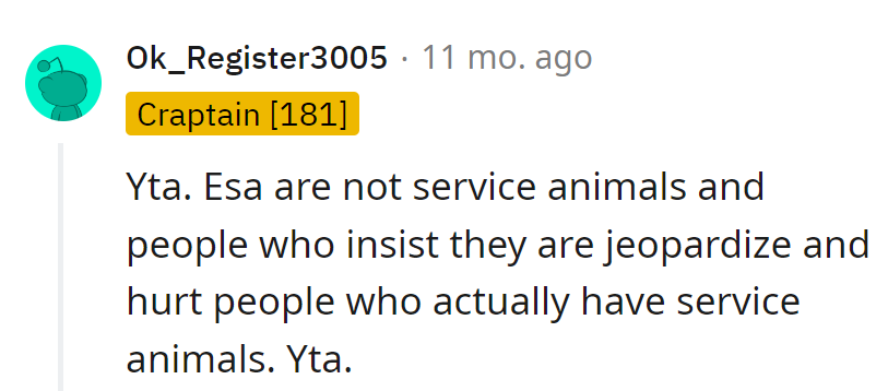 Seriously, a rabbit as a service animal? That's like calling a hamster a security guard.