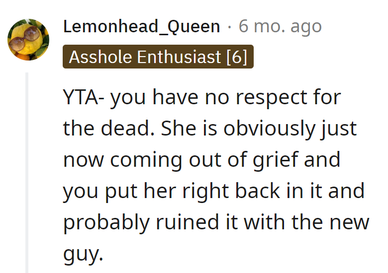 Grief slip-up: here's to hoping the new guy has a forgiving playlist.