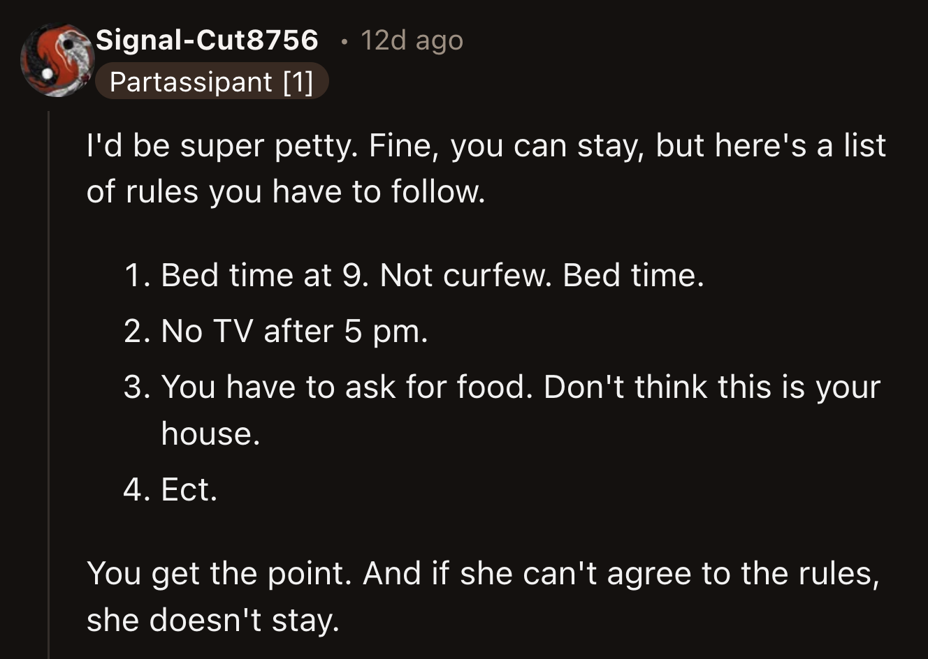 Do you think OP's sister is a big fan of irony?