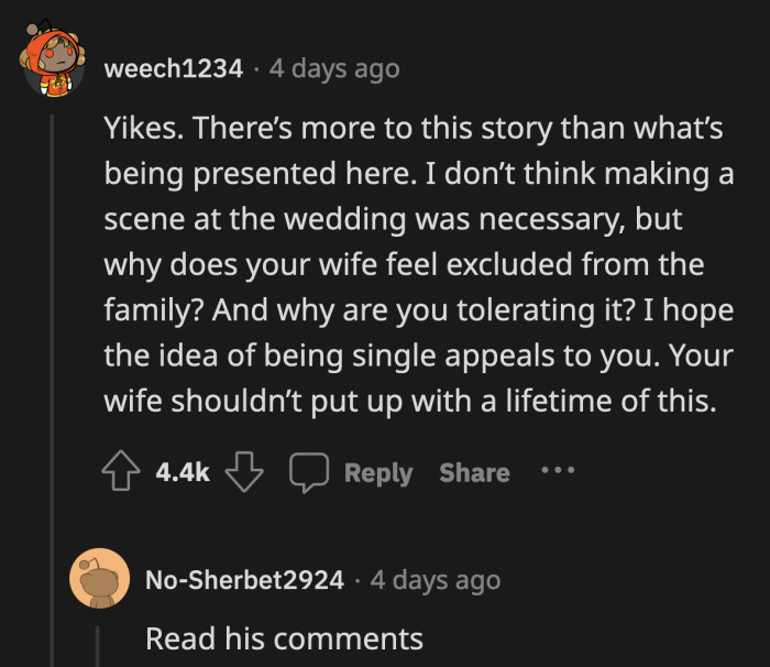 Someone actually managed to preserve some of OP's comments