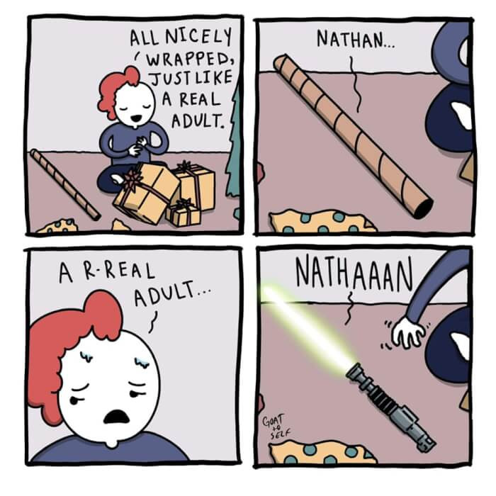 13. Wrapping presents