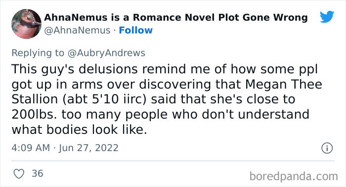 22. Many people who don't understand what bodies look like