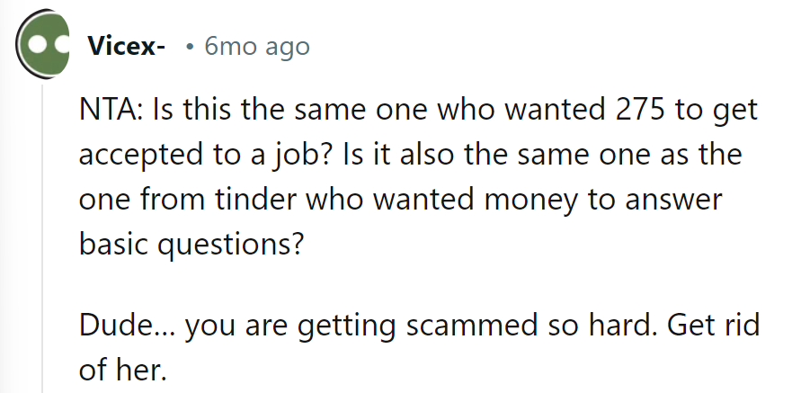 Seems Like He's Funding More Than a Relationship Here.