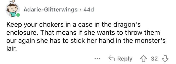 Let the dragon babysit them!