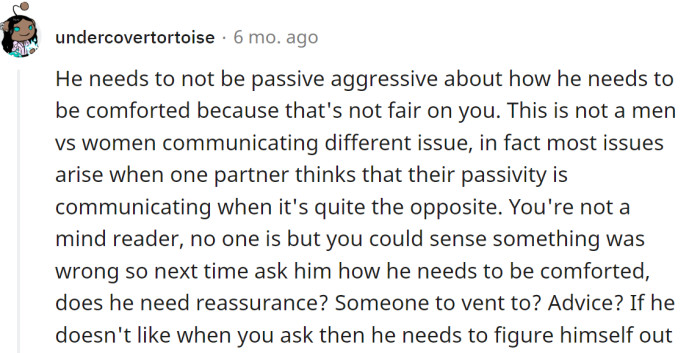 The OP is not a mind reader; he should have told her what he wanted her to do