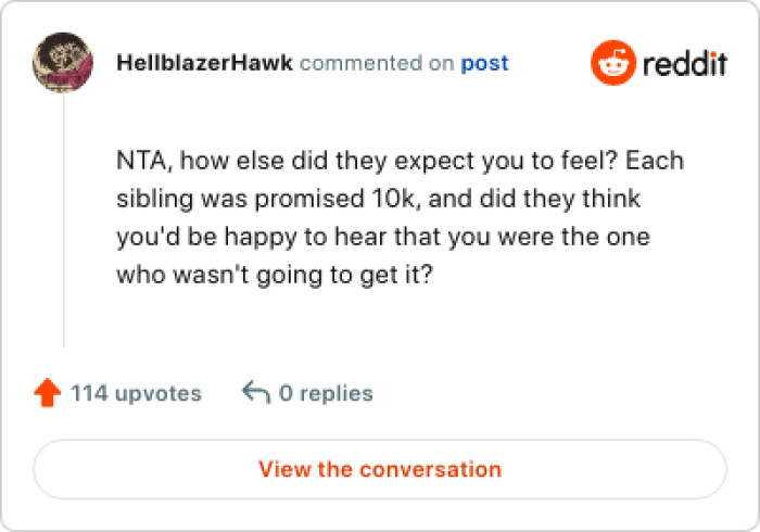 Did They Think the OP Would Be Happy to Hear That?