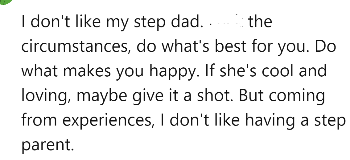 A Redditor advises him to do what's best for him