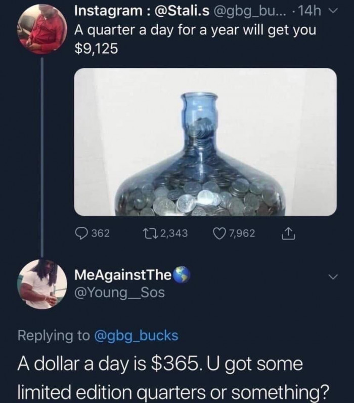 5. This commenter who wants a limited edition quarter