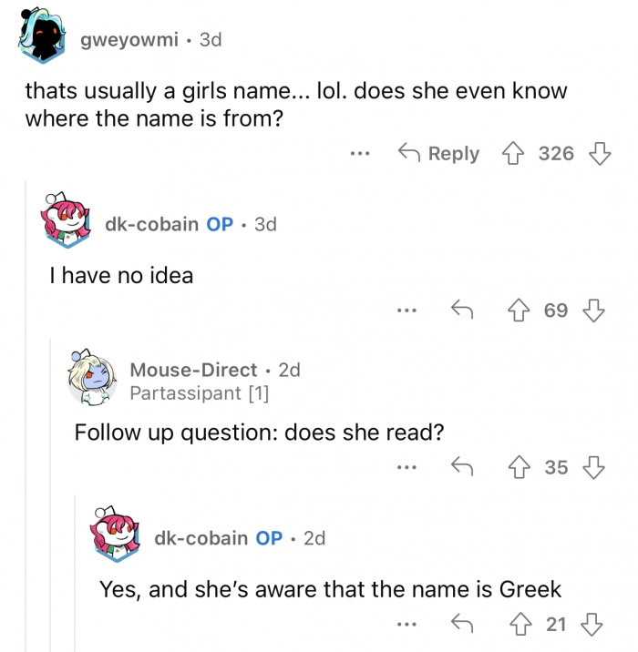 The name is typically a girl's name.