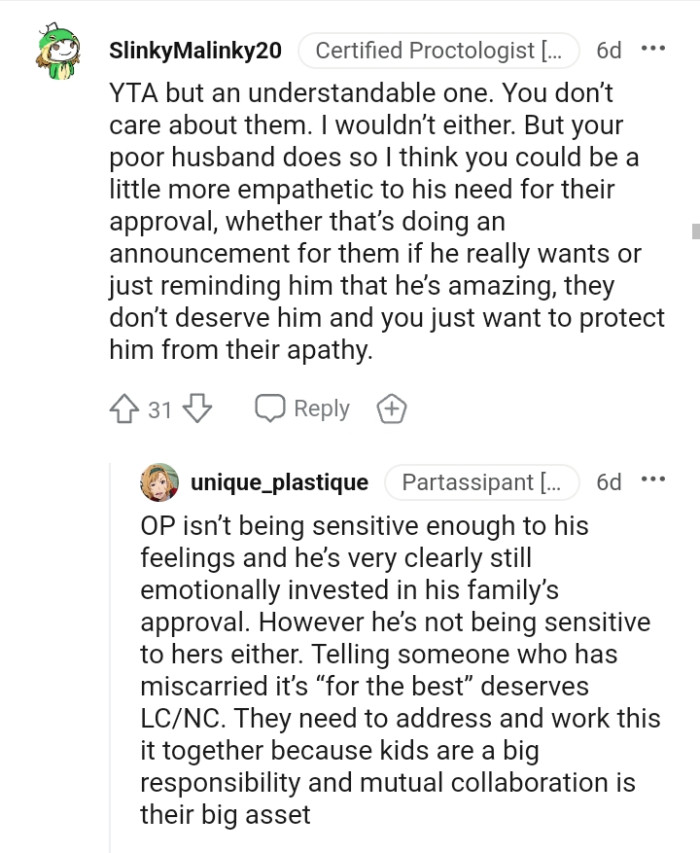 You just want to protect him from their apathy