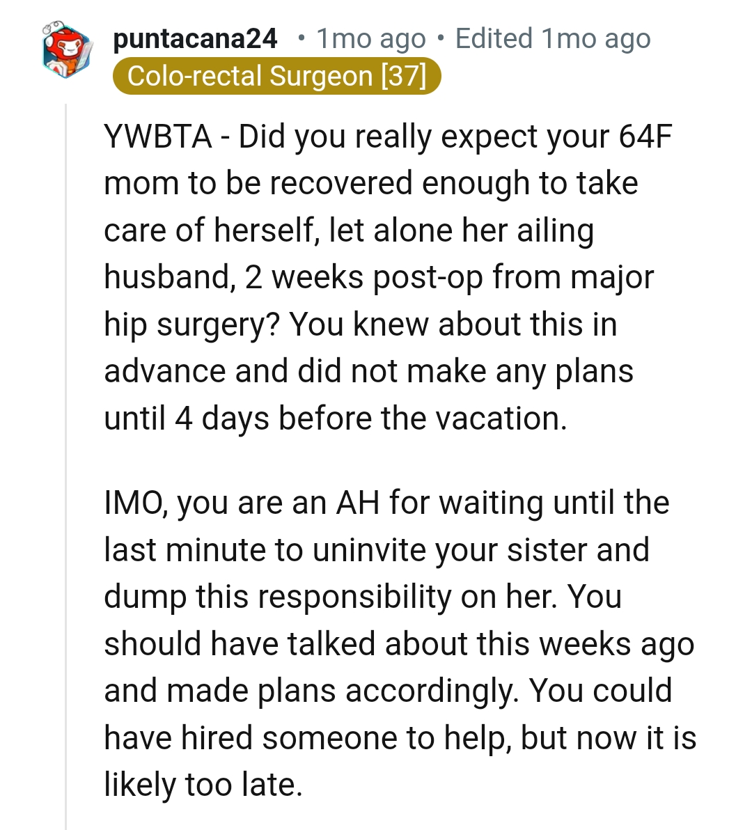 It's likely too late