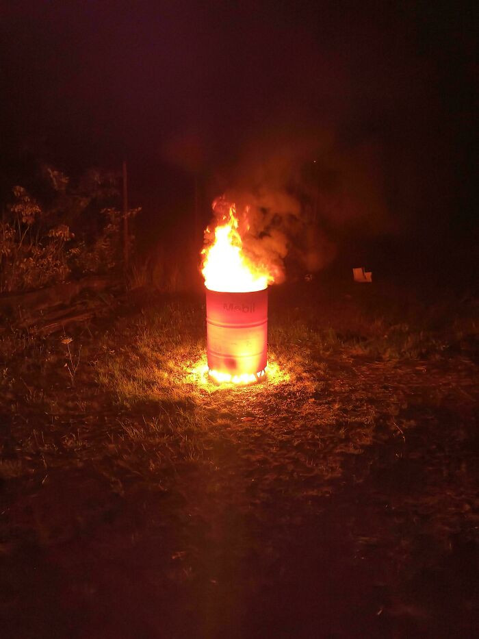 "Too Late For My Burn Barrel?"