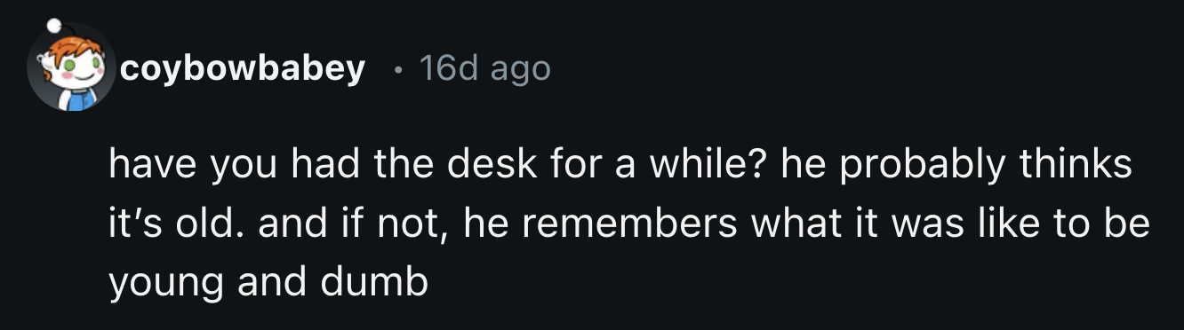 Her dad not talking about it could be his way of saving OP from embarrassment.