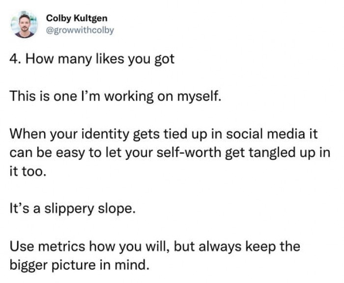 How many likes you have