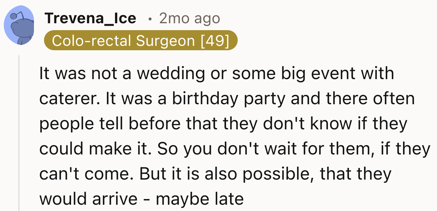 Don't Wait for People Who Didn't Say They Will Be Late