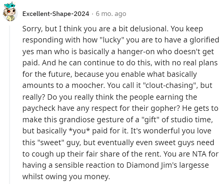 OP Is Being Delusional