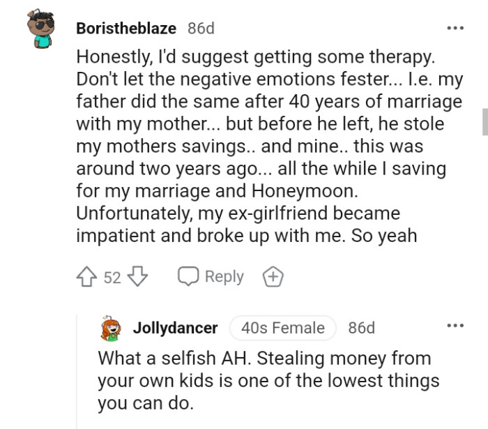 Getting some therapy.