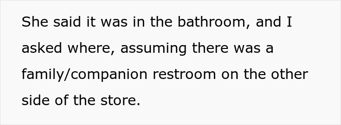 And asked someone for help.