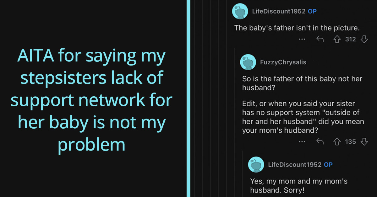 Woman's Family Outraged After She Refused To Share Her Baby Shower With Her Stepsister Who Can't Afford One