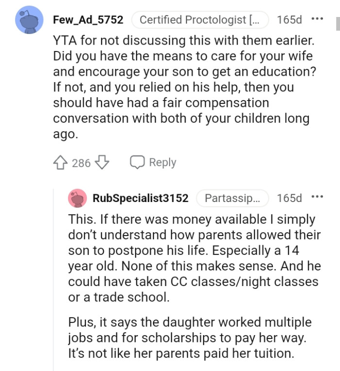 The OP Should Have Had a Fair Compensation Conversation