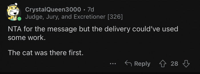 OP could have said it a little bit better.