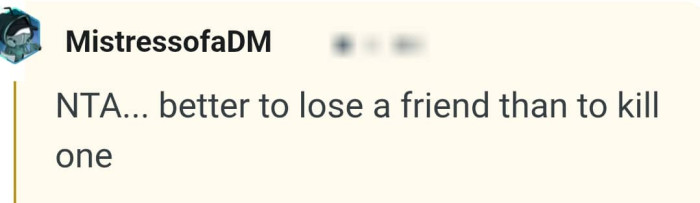 It's as simple as this comment