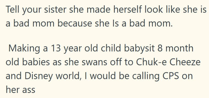 Some readers weren’t pulling punches, calling out what they saw as neglect more than sibling rivalry.