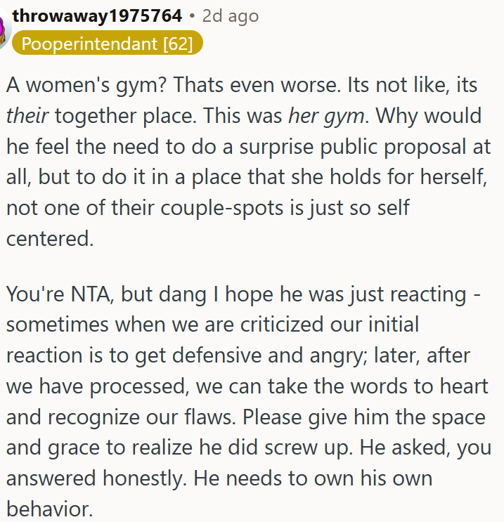 OP answered honestly.