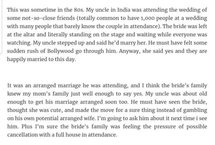 13. Bollywood has got to make a movie about this