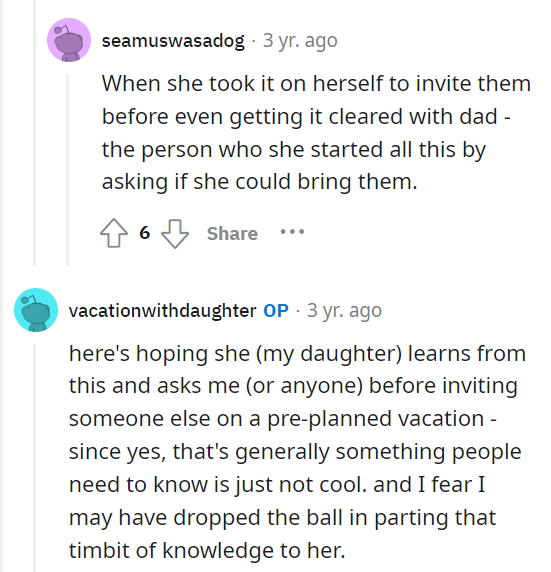 This is definitely the mistake that OP's daughter made, and now she'll have to deal with it.