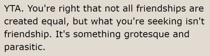 This isn't called friendship.