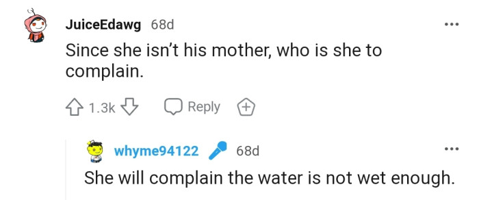 Seems MIL complains about everything