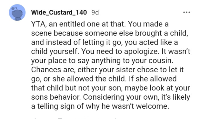 You are the one that needs to apologize