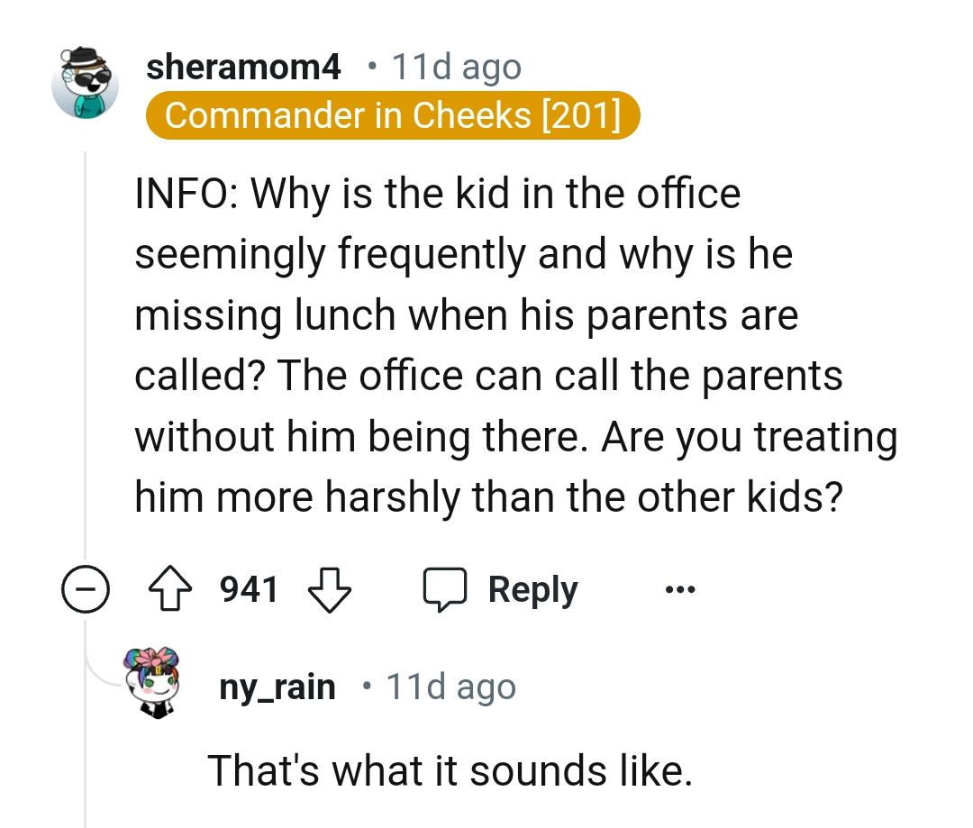 Is the OP being harsh?
