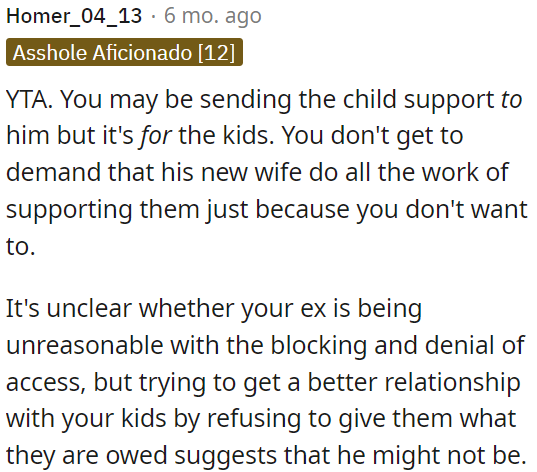 The focus should be on what's best for the kids, and support should be provided for their well-being, regardless of other circumstances.