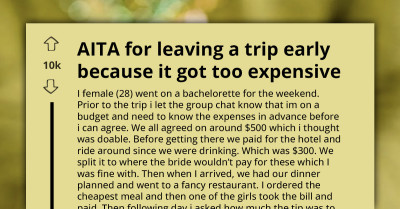 Bride's Friends Spring Surprise Cost on Fellow Bachelorette, Then Uninvite Her From Bridal Shower When She Can't Afford It