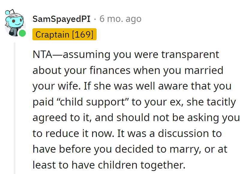 Assuming she knew about the 