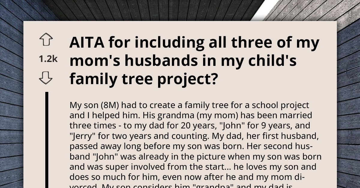 Kid’s Family Tree Project Leads to Grandma’s Meltdown