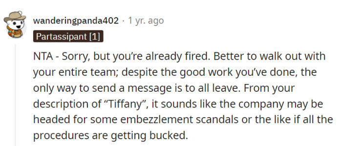 It's wise for them and their team to make a clean break from 