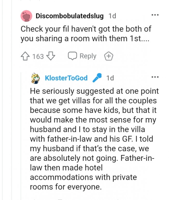 FIL made hotel accommodations with private rooms for everyone