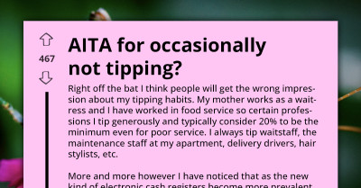 "I’m Not Cheap, I Swear!"  One Diner’s Tipping Dilemma Has The Internet Divided