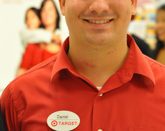 12. Misidentified Target employee encounters a confused customer at a different store