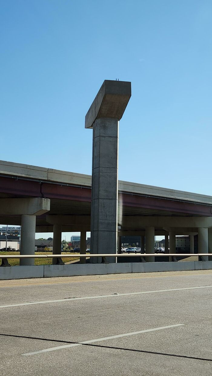 19. Highway Pillar Hanging Out On Its Own