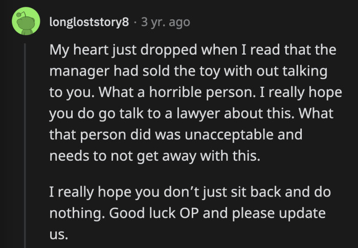 He could've listened to both sides first