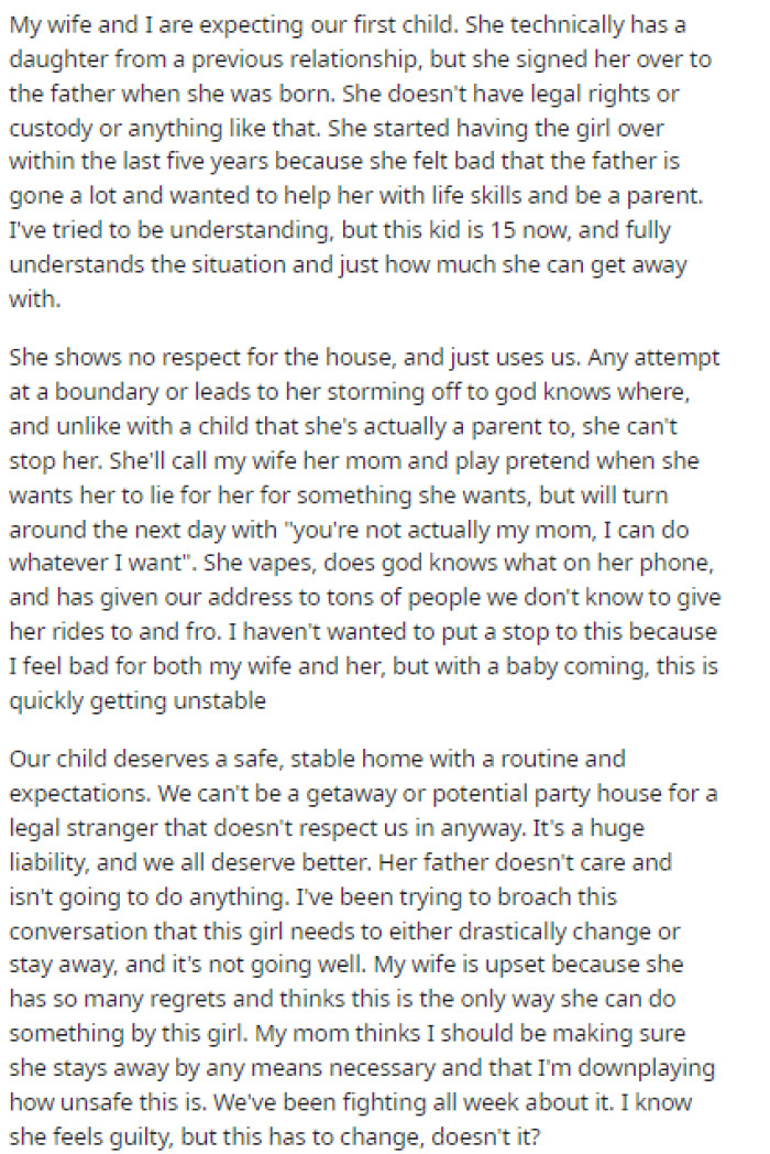 OP's post was pretty straightforward and provided all the details regarding what happened and why he feels the way he does about it.